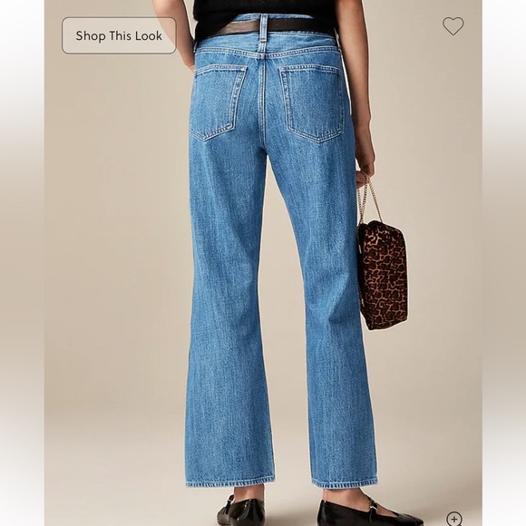 J crew Elaine wash Mid-rise relaxed kickout jean - Picture 3 of 5